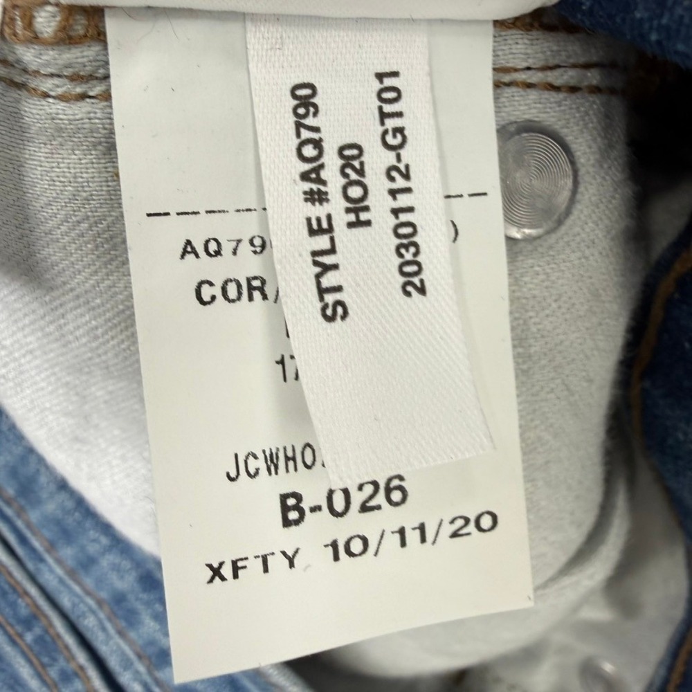 J Crew Billie Demi Boot Crop Jeans Women 29 Cotton Indie Sleek Boho Western - Picture 9 of 10